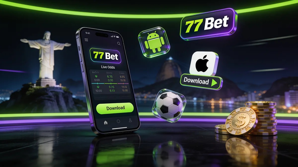 77 bet no Brasil — Aplicativo Móvel da 77 Bet